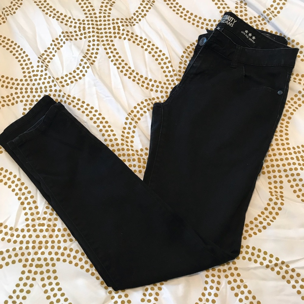 Juniors Black Jeans